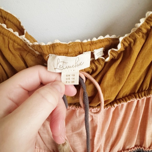 ANTHROPOLOGIE | Let Me Be Letizia Colorblock Midi Dress | 14 - Picture 7 of 7